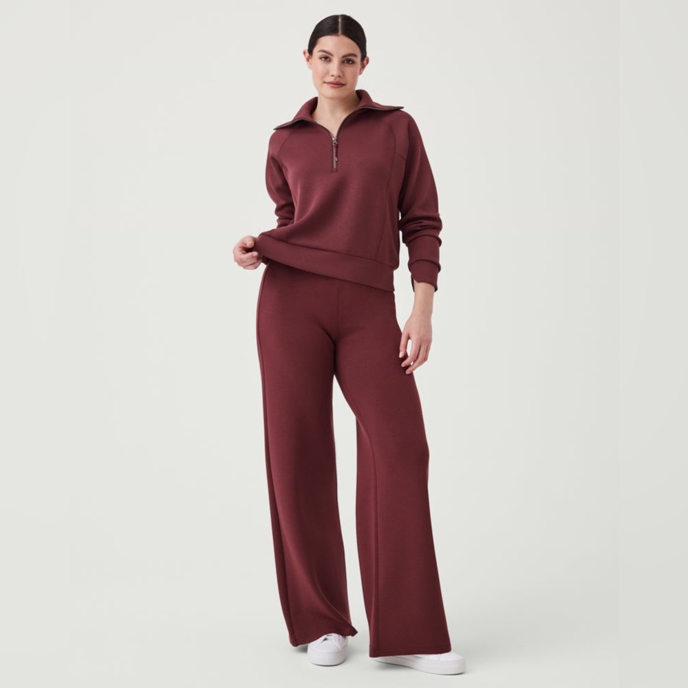 Spanx Air Essentials Wide Leg Pant Spice Tall BNWOT